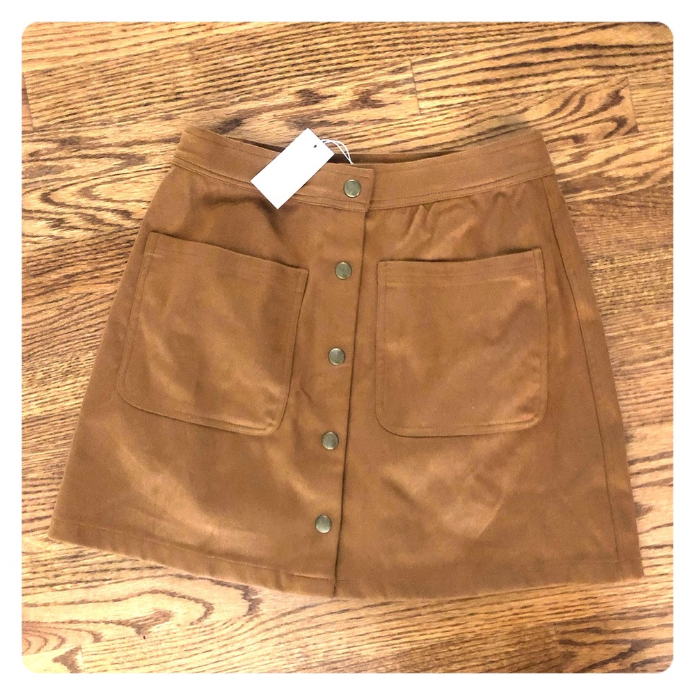Camel Color Fall Skirt! Size M